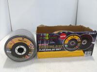 (20) 4.5 Inch Flap Discs 80 Grit Grinding Disks 