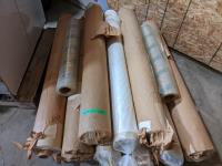 (9) Rolls of Wallpaper & (2) Rolls of Plastic