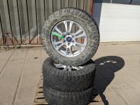 (3) Wrangler 275/65R18 Tires with Rims