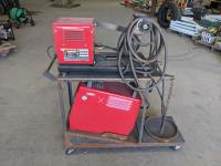 Lincoln Invertec V300-Pro Welder with Lincoln LM7 Wire Feeder