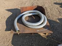 4 Ft X 4 Ft X 1/4 Inch Steel Plate and Flexible Metal Pipe
