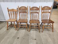 (4) Vintage Dining Chairs