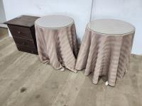 (2) Side Tables and End Table