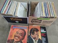 (2) Boxes of LP Records