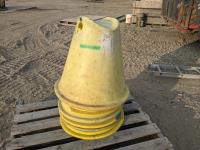 (7) Poly Pipe Cones