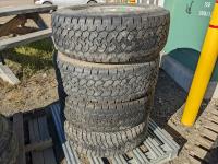 (4) 265/70R17 Tires On Rims