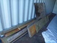 Miscellaneous 2X4s, 4X4s & Pieces of Plywood
