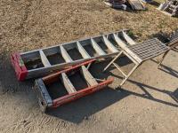 (3) Aluminum Ladders