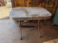 Antique Chrome Table