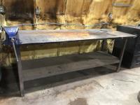Steel Work Bench with Vise