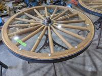 41 Inch Wagon Wheel Table