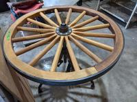 37 Inch Wagon Wheel Table