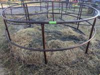 (2) Pipe Round Bale Horse Feeders