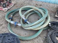 Qty of Green Line 3 Inch Chemical Suction Hose