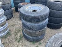 (4) Various Size Tires W/Rims 