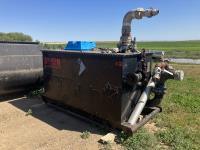 2010 Rugged Tanks 10 Ft Steel Skid Mounted H2S Scrubber Tank