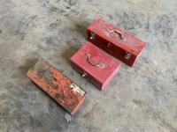 (3) Empty Tool Boxes
