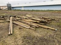 Qty of 3-4 Inch X 12 Ft Posts