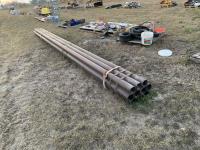Qty of 21 Ft X 4-1/2 Inch Steel Pipe