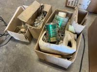 Qty of Plastic Fittings w/ Miscellaneous Supplies 