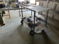 70 Inch X 30 Inch Mobile Work Table