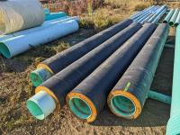 (4) 10 Inch X 13 Ft PVC Insulated Pipe