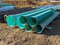 (6) Corrugated PVC Various Length Pipe