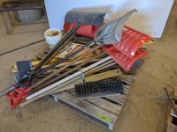 Qty of Shovels, Levels & Miscellaneous Hand Tools