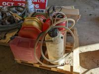 Qty of Jerry Cans & (2) Hand Pump Sprayers