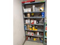 Metal Shelving Unit w/ Assorted Filters