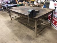 Steel 48 Inch X 96 Inch Work Table