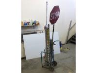 Transit Tripod, Transit Rulers, Stop Sign & Torch Dolly