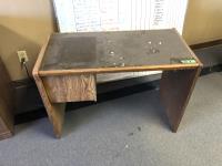 (1) 20 Inch X 39 Inch Wood Desk, & (1) 18 Inch X 39 Inch Wood Desk