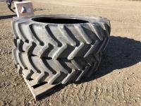 (2) Michelin Agri-Bib 480/80R42 Tires