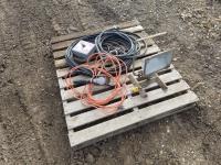 Assortment of Cords, Work Lights & Welding Cables