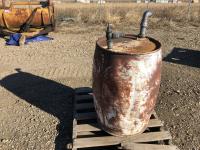 Vintage Imperial Metal Oil Barrel