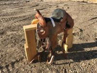 Meleta Brown By Crates 14 Inch Saddle w/ Cinch