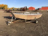 10 Ft Dingy Sail Boat w/ S/A Trailer