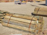(25) 7-8 Inch X 8 Ft Pressure Treated Posts
