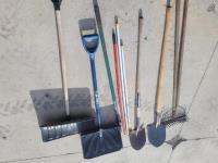 Spades, Rakes, Show Shovels & Extension Pole Handles