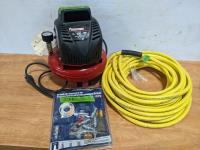 Powermate 1 Gallon Air Compressor with Hose and Accessory Kit