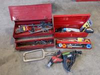 (2) Tool Boxes with Assorted Tools