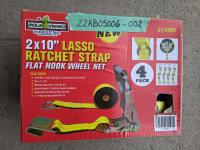 2 X 10 Inch Lasso Ratchet Straps 