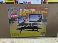 36 Inch Adjustable Standing Desk & Desk Riser 