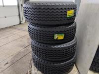 (4) Grizzly 385/65R22.5-20Pr Tires