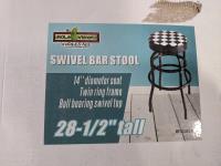 Swivel Bar Stool 28-1/2 Inch Tall 