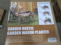 Garden Rustic Garden Wagon Planter