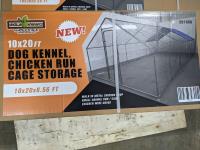 10 Ft X 20 Ft Dog Kennel/Chicken Run/Cage/Storage 