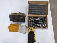 Bathroom Sink Faucet with Popper, (2) Pair of Gloves and Tool Belt 
