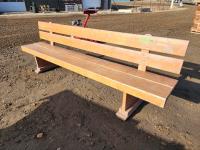 8 Ft Wood Bench